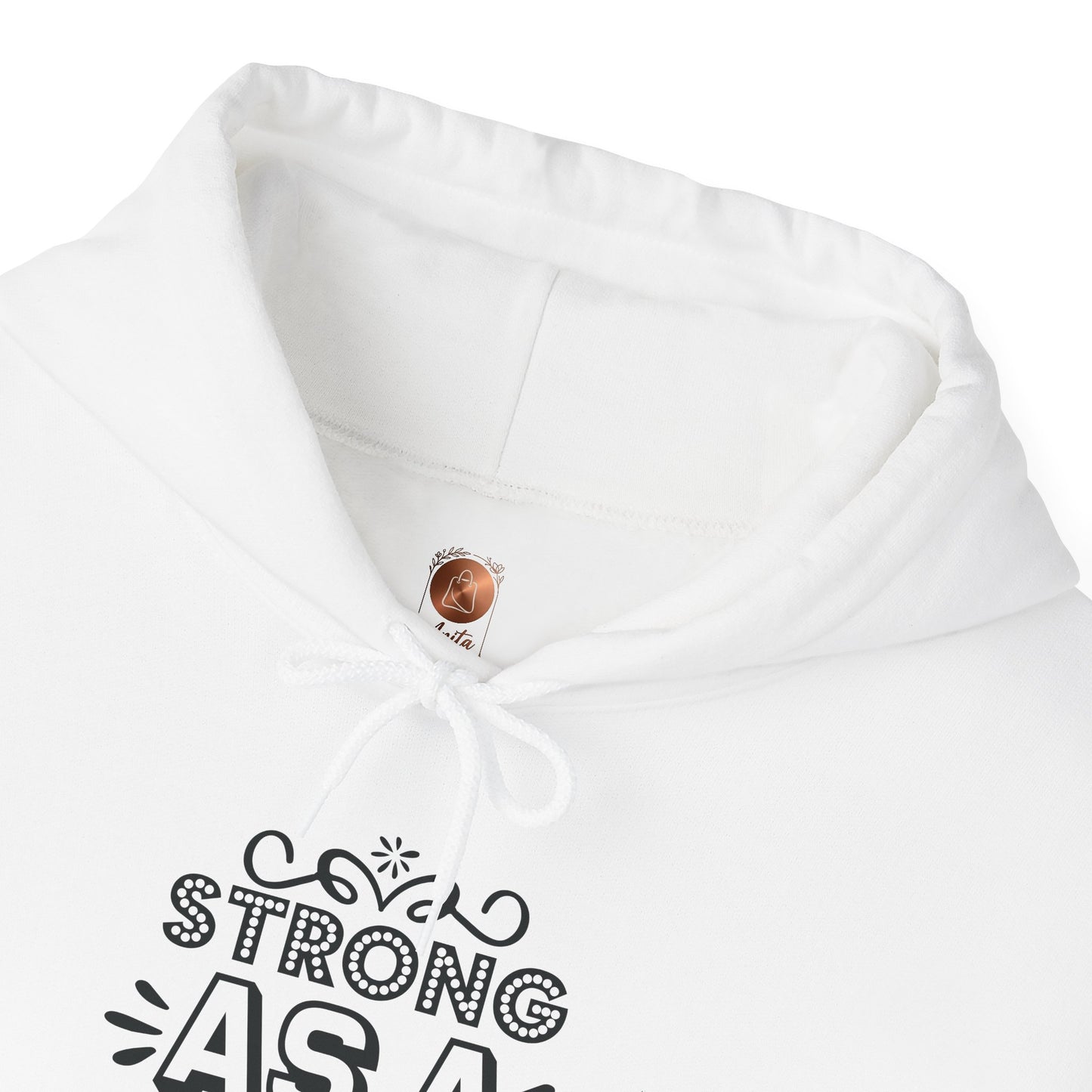 Strong As A Mother Vintage Hoodie - Empowered Mom Sweatshirt - Mama Life Apparel - Mother's Day Gift - Aesthetic Feminist Mom Shirt