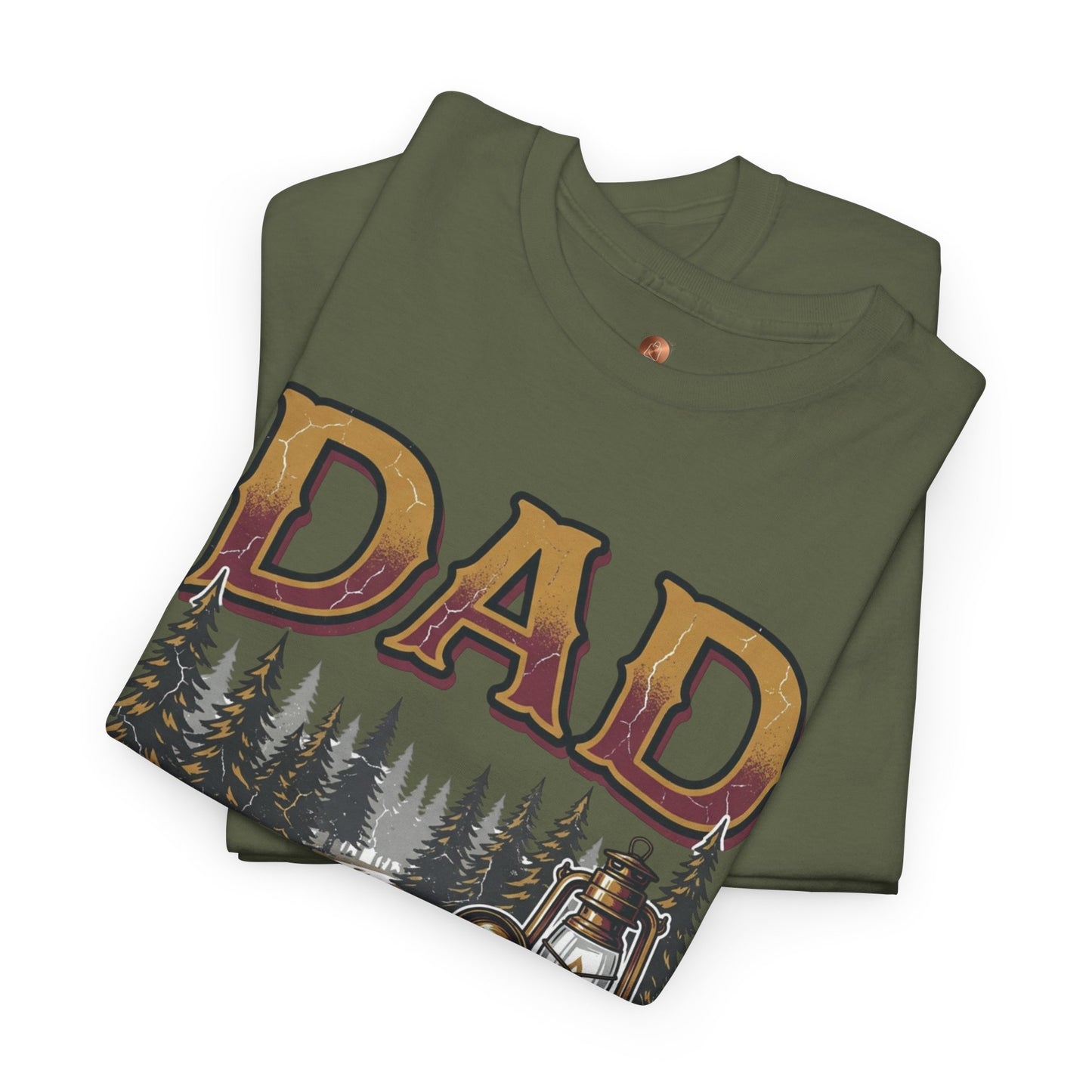 Dad Leading The Way T-Shirt - Vintage Hiking Father's Day Gift, Retro Mountain Adventure Tee for Outdoorsy Dads, Nature Trail Graphic Shirt