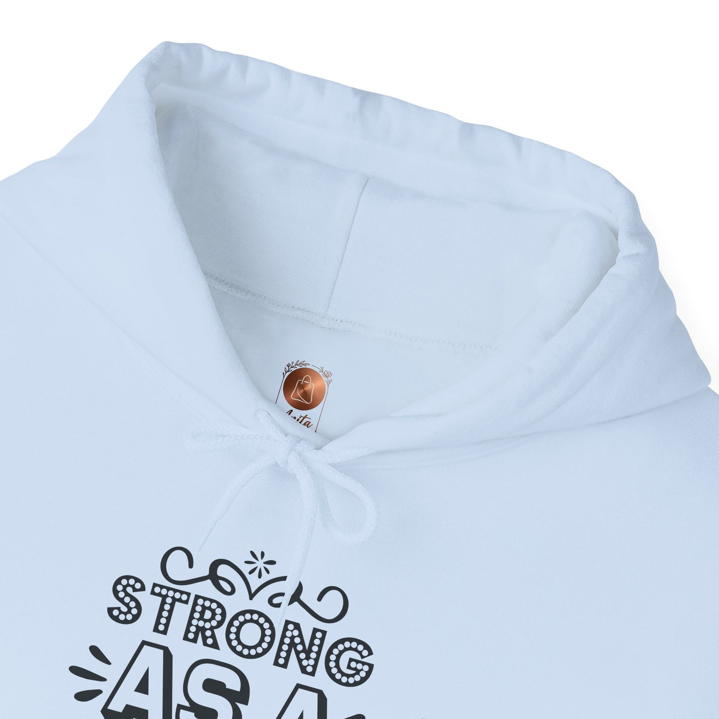 Strong As A Mother Vintage Hoodie - Empowered Mom Sweatshirt - Mama Life Apparel - Mother's Day Gift - Aesthetic Feminist Mom Shirt