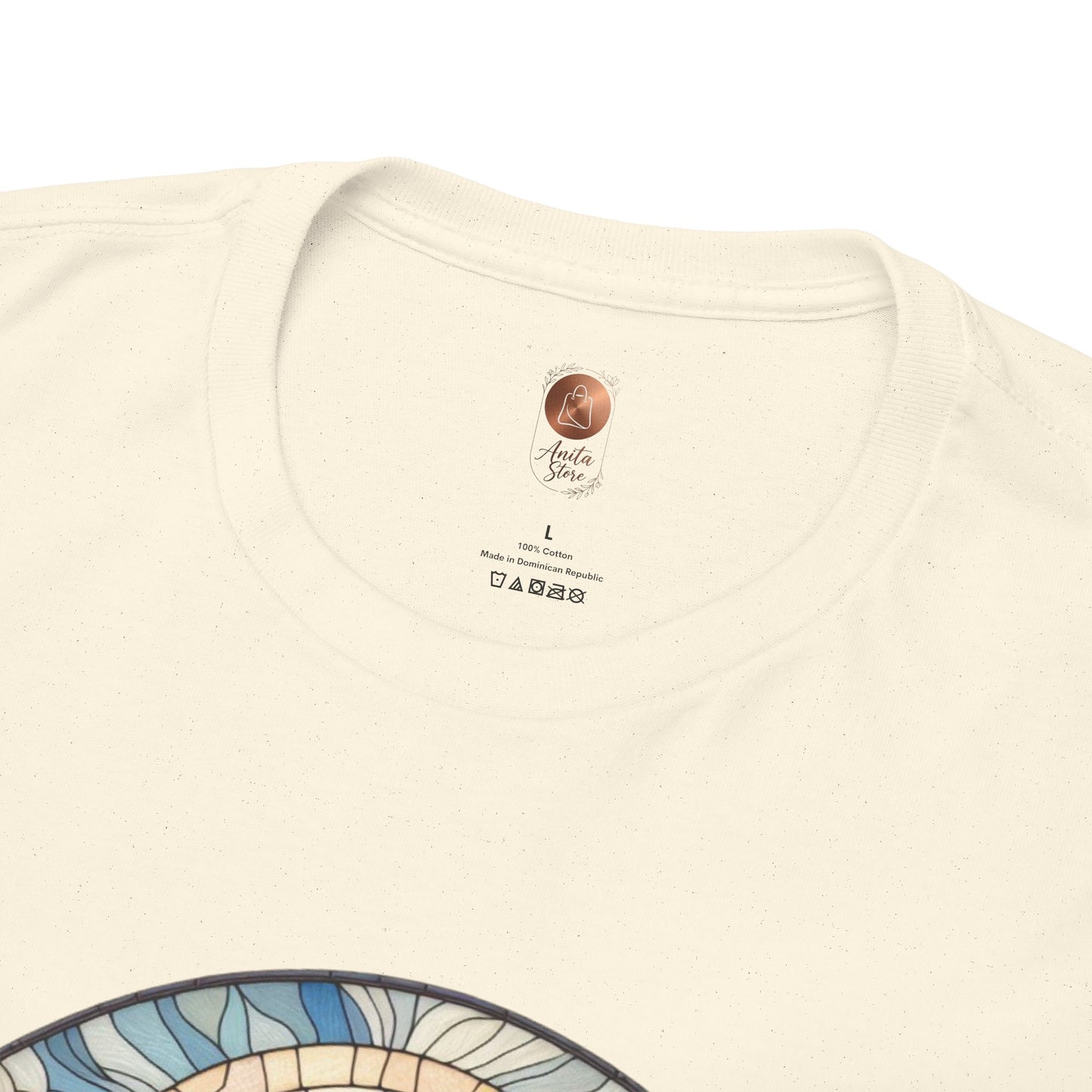 Stained Glass Lotus Flower T-Shirt - Zen Spiritual Graphic Tee - Boho Botanical Art Shirt