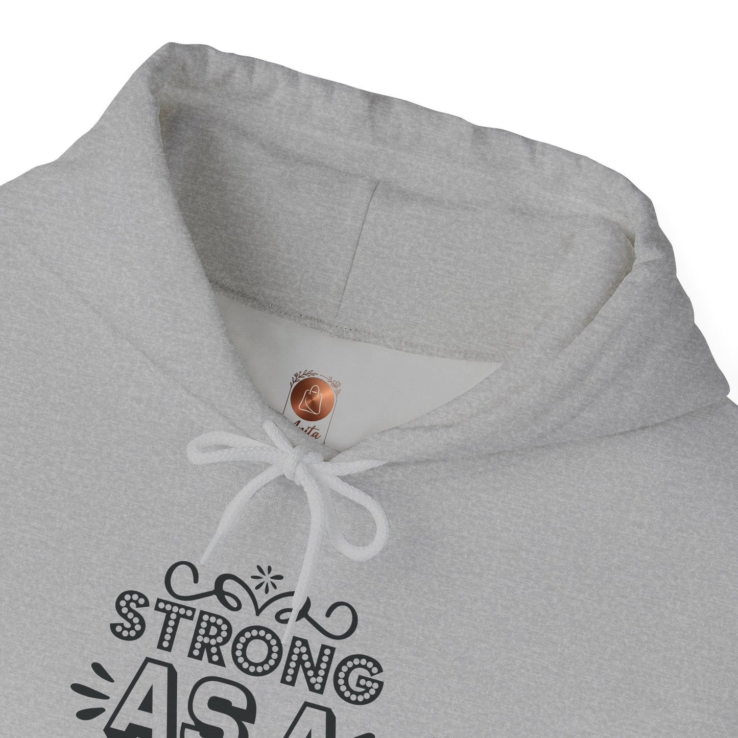 Strong As A Mother Vintage Hoodie - Empowered Mom Sweatshirt - Mama Life Apparel - Mother's Day Gift - Aesthetic Feminist Mom Shirt
