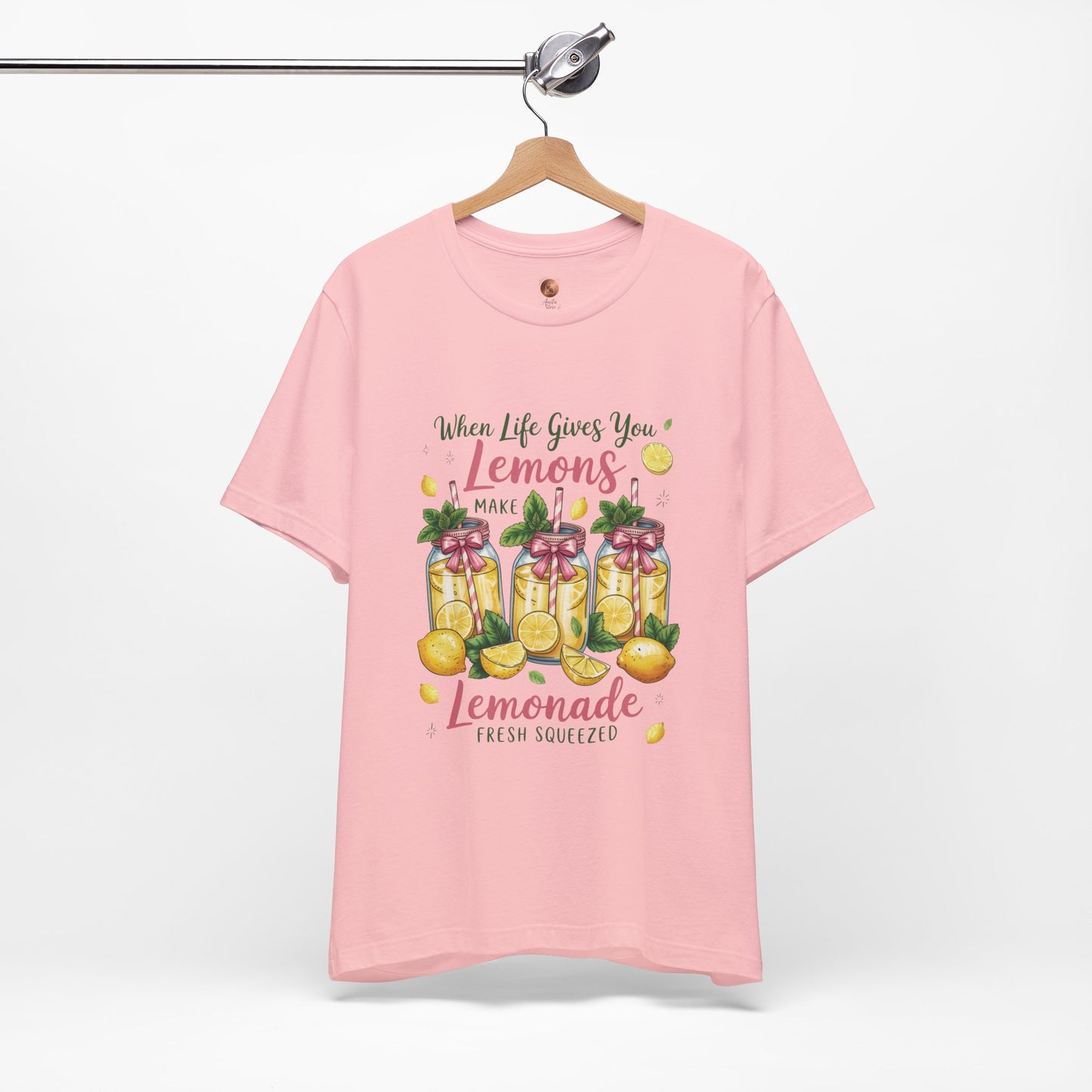 Double Sided Lemonade Coquette Shirt - Amalfi Coast Summer Vibes Tee - Vintage Italian Summer Graphic T-shirt - Botanical Lemonade Soft Cotton Top