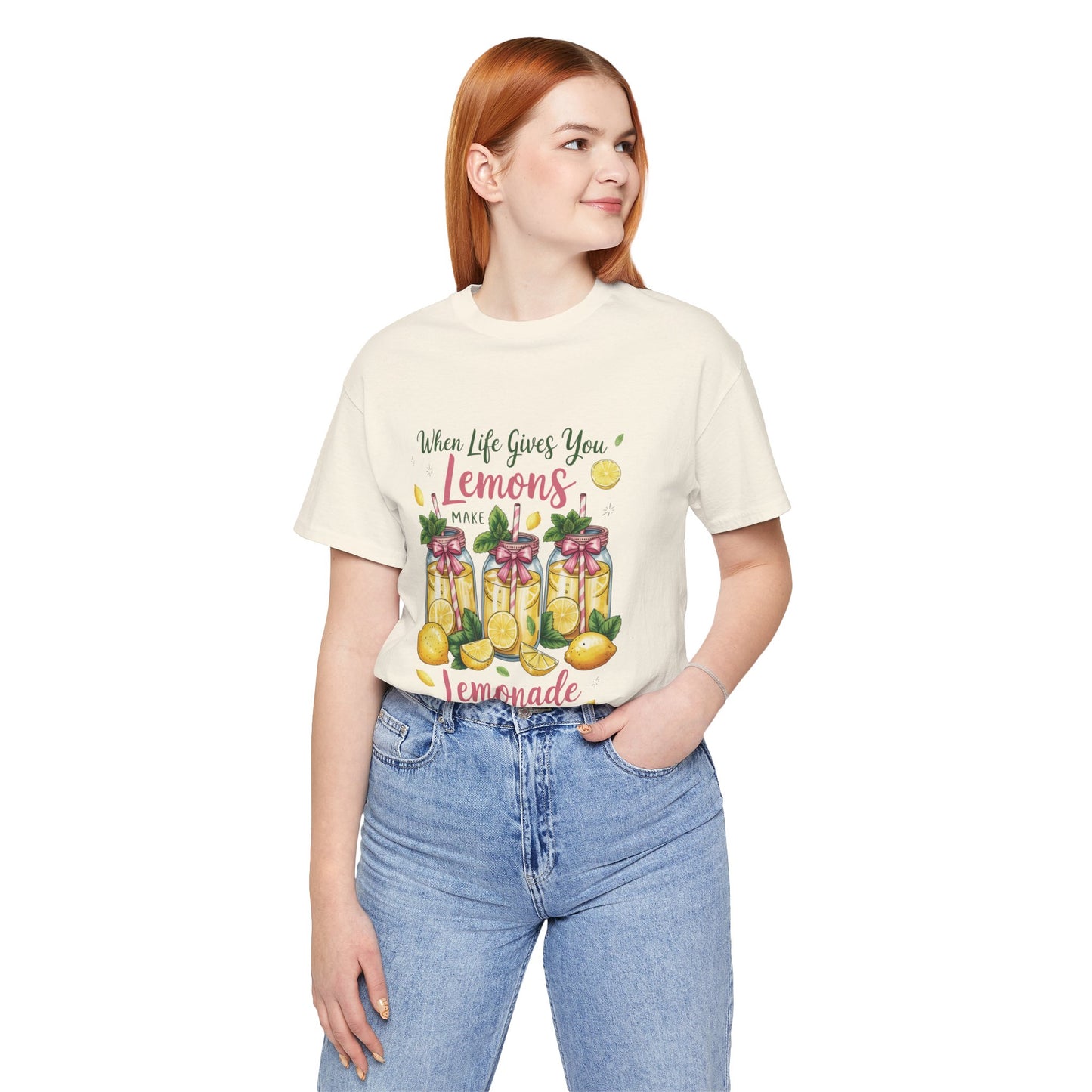 Double Sided Lemonade Coquette Shirt - Amalfi Coast Summer Vibes Tee - Vintage Italian Summer Graphic T-shirt - Botanical Lemonade Soft Cotton Top