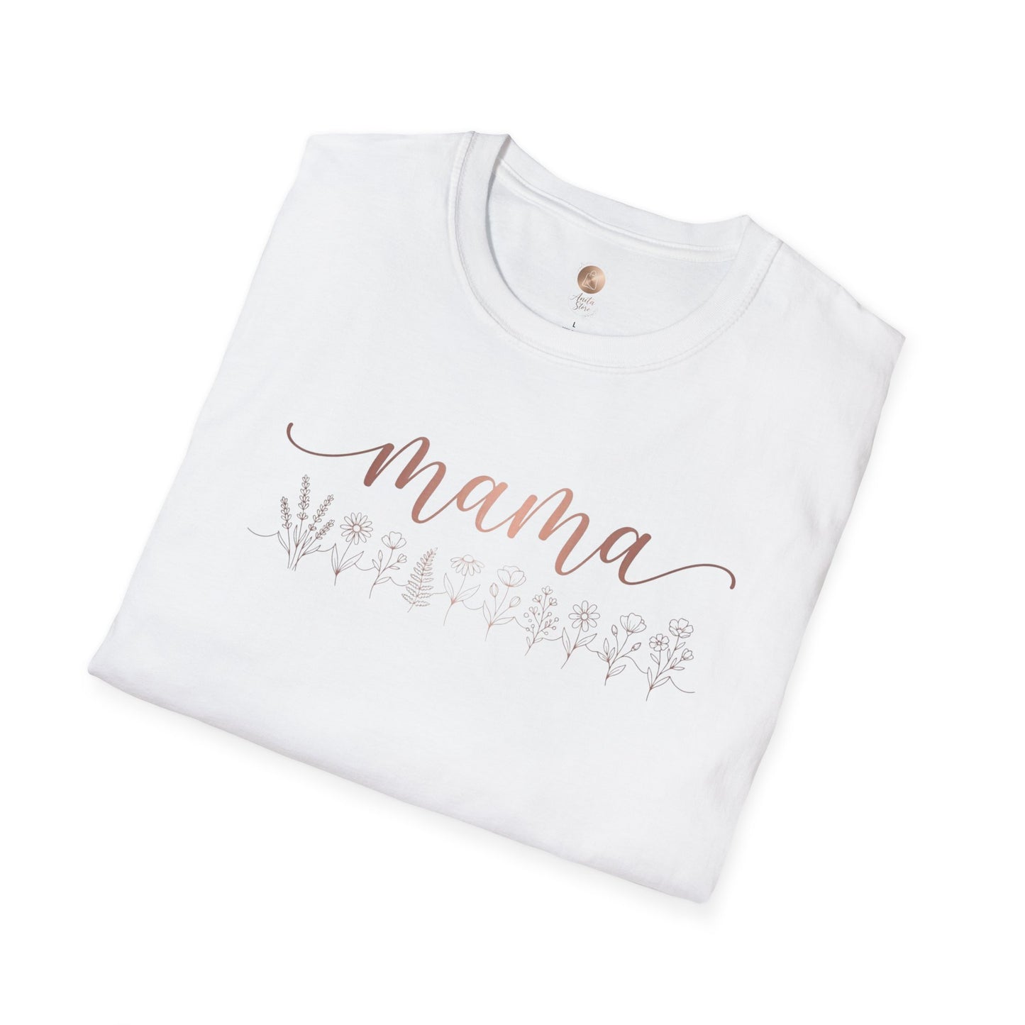 Mama Floral Script T-Shirt — Mother's Day Casual Tee