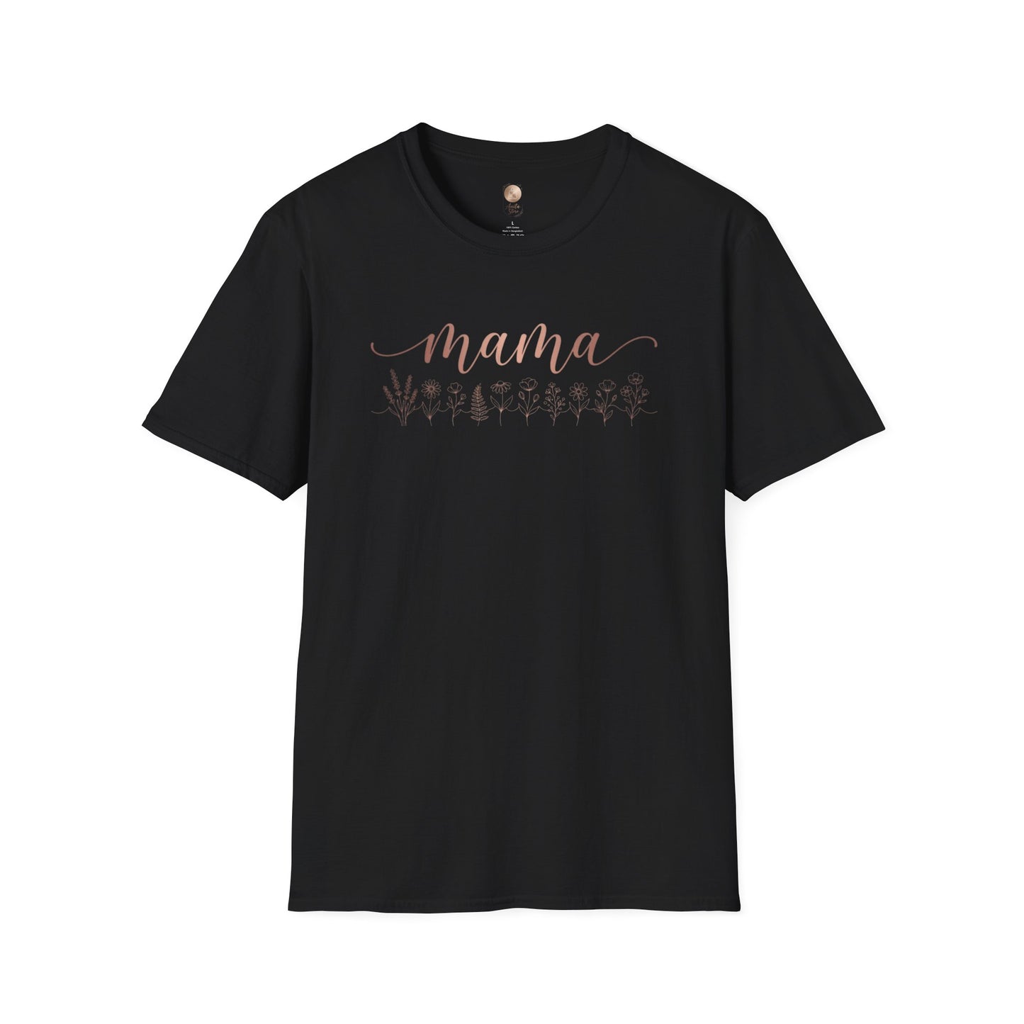 Mama Floral Script T-Shirt — Mother's Day Casual Tee