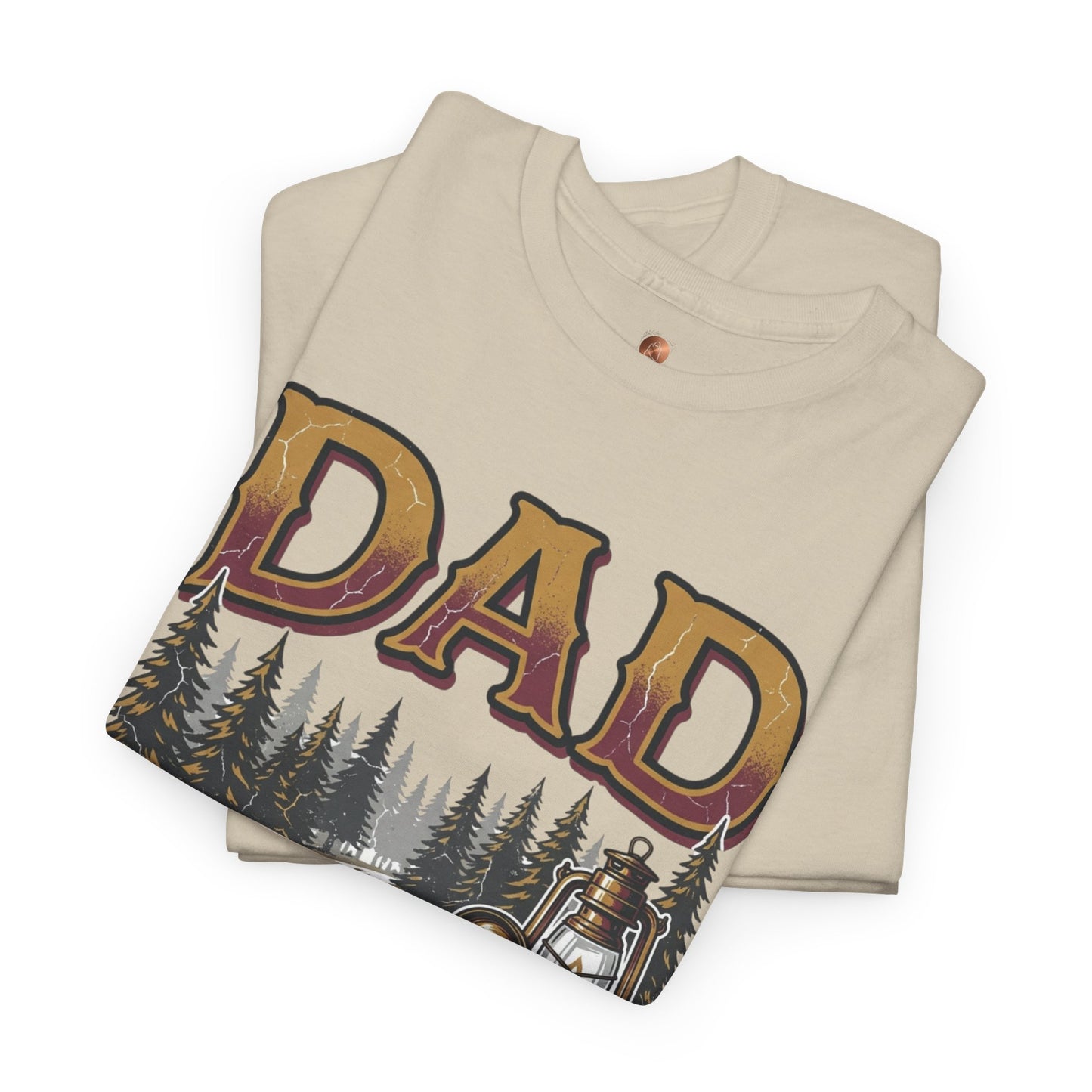 Dad Leading The Way T-Shirt - Vintage Hiking Father's Day Gift, Retro Mountain Adventure Tee for Outdoorsy Dads, Nature Trail Graphic Shirt