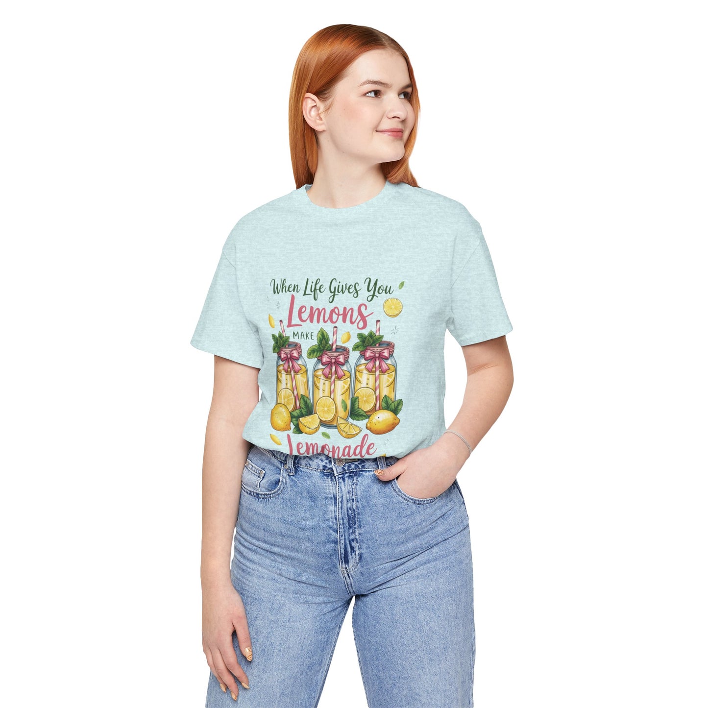 Double Sided Lemonade Coquette Shirt - Amalfi Coast Summer Vibes Tee - Vintage Italian Summer Graphic T-shirt - Botanical Lemonade Soft Cotton Top