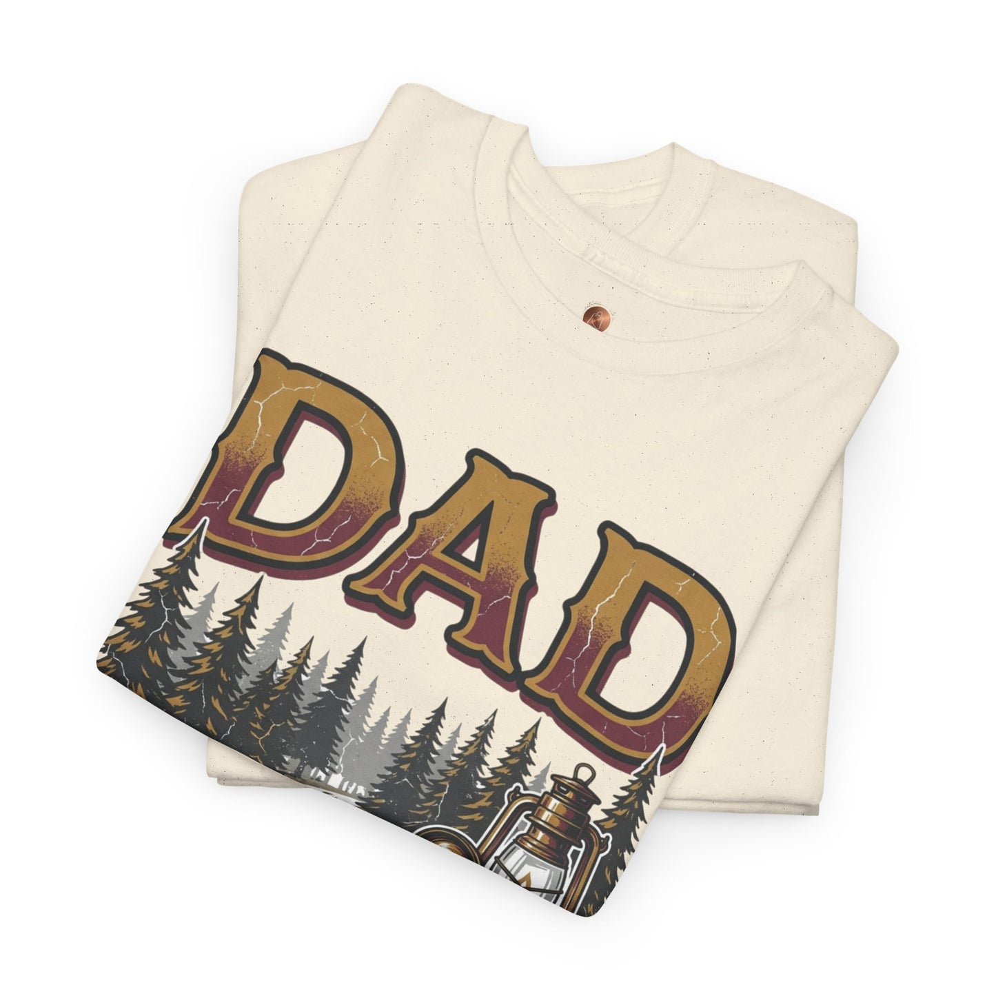 Dad Leading The Way T-Shirt - Vintage Hiking Father's Day Gift, Retro Mountain Adventure Tee for Outdoorsy Dads, Nature Trail Graphic Shirt