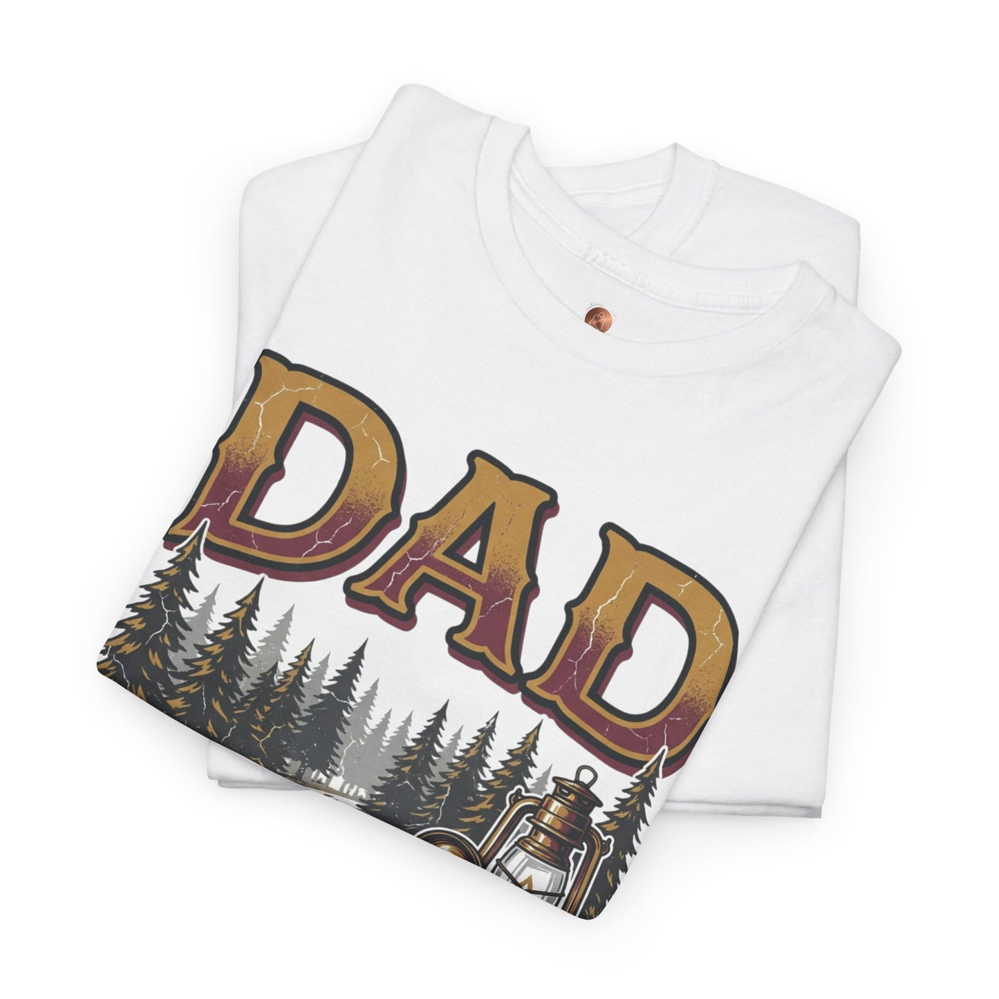 Dad Leading The Way T-Shirt - Vintage Hiking Father's Day Gift, Retro Mountain Adventure Tee for Outdoorsy Dads, Nature Trail Graphic Shirt