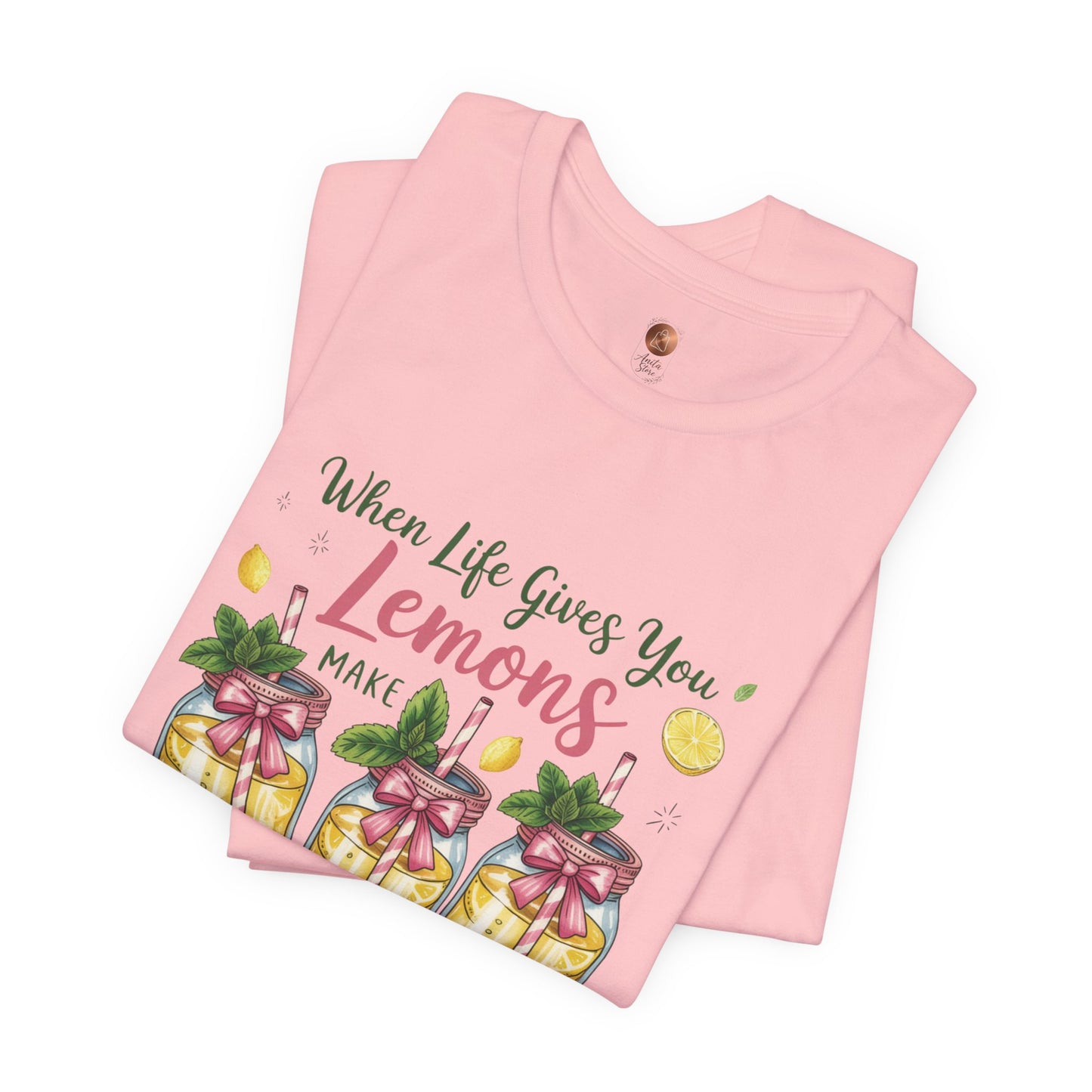 Double Sided Lemonade Coquette Shirt - Amalfi Coast Summer Vibes Tee - Vintage Italian Summer Graphic T-shirt - Botanical Lemonade Soft Cotton Top