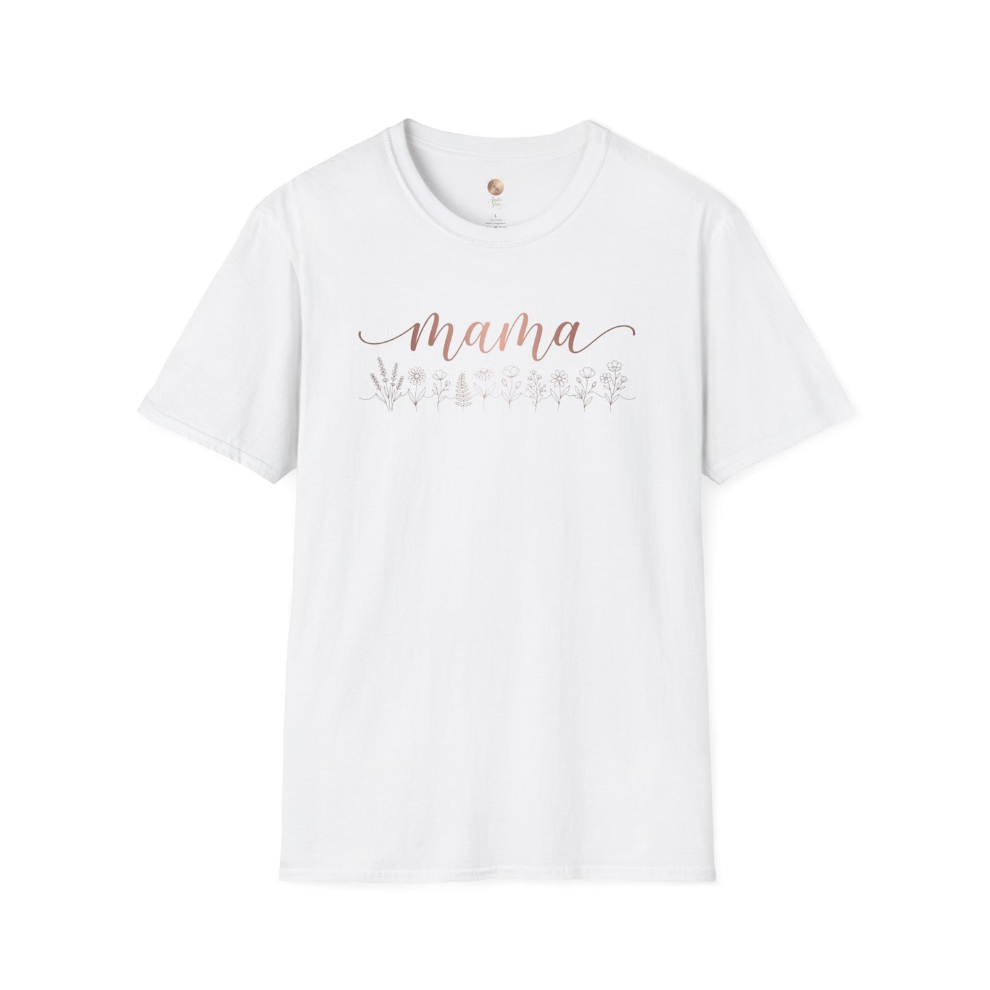 Mama Floral Script T-Shirt — Mother's Day Casual Tee