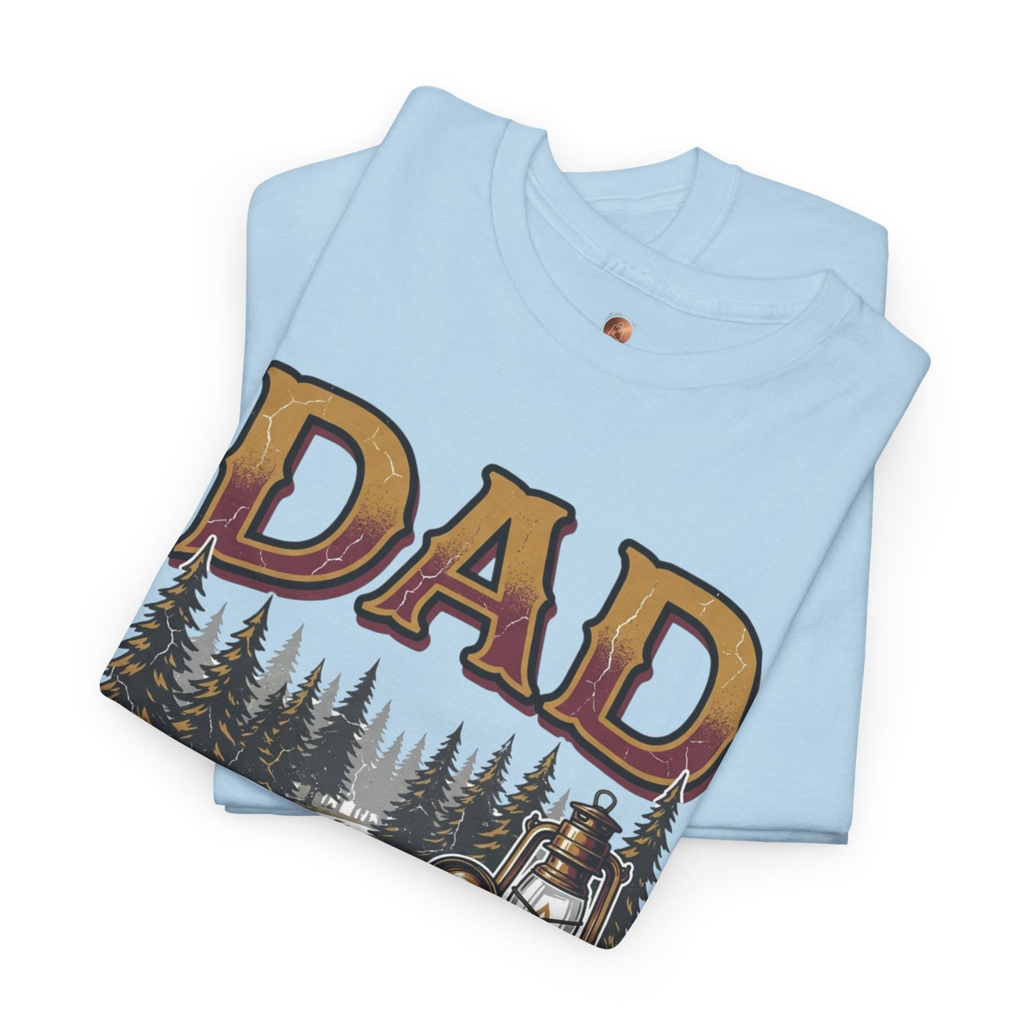 Dad Leading The Way T-Shirt - Vintage Hiking Father's Day Gift, Retro Mountain Adventure Tee for Outdoorsy Dads, Nature Trail Graphic Shirt