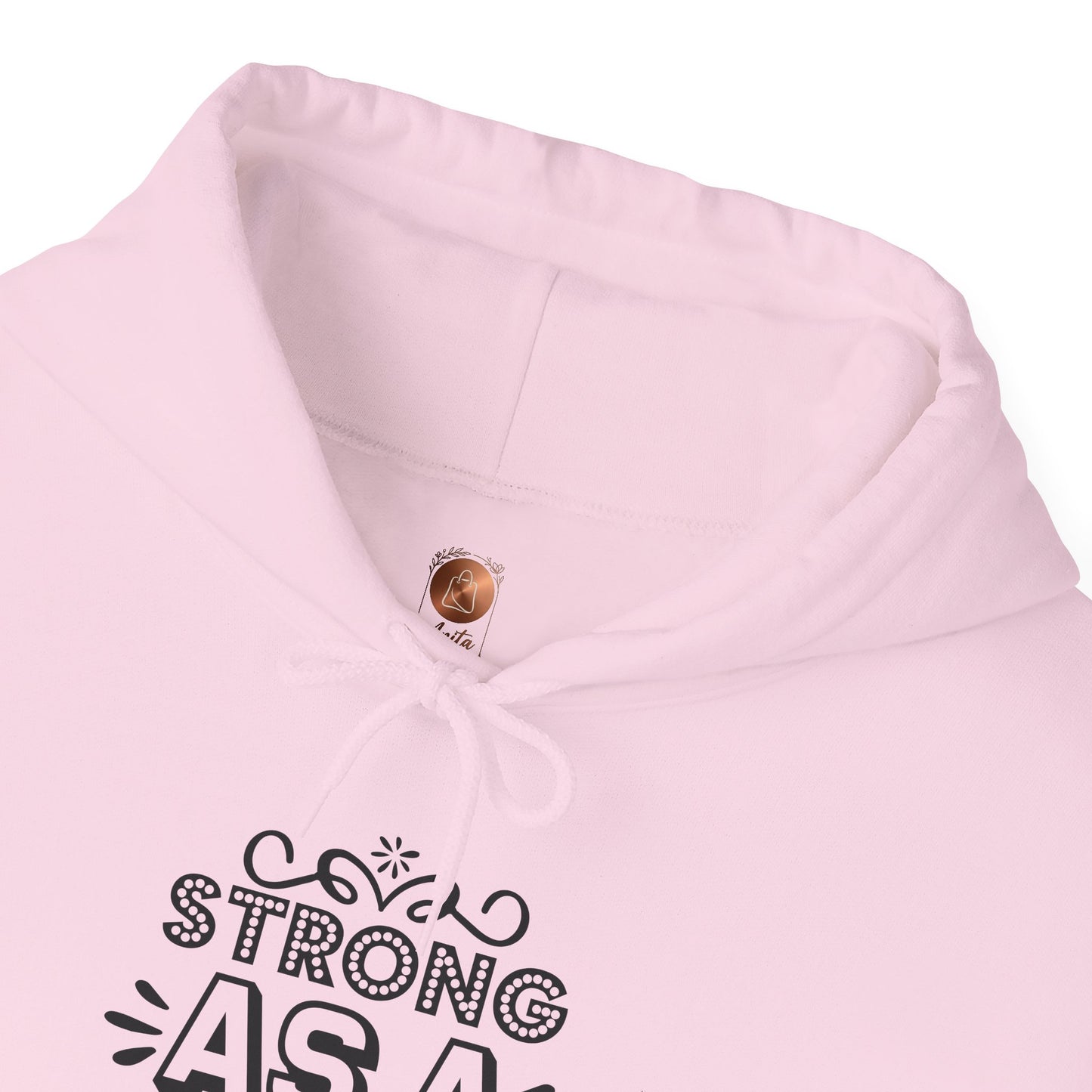 Strong As A Mother Vintage Hoodie - Empowered Mom Sweatshirt - Mama Life Apparel - Mother's Day Gift - Aesthetic Feminist Mom Shirt