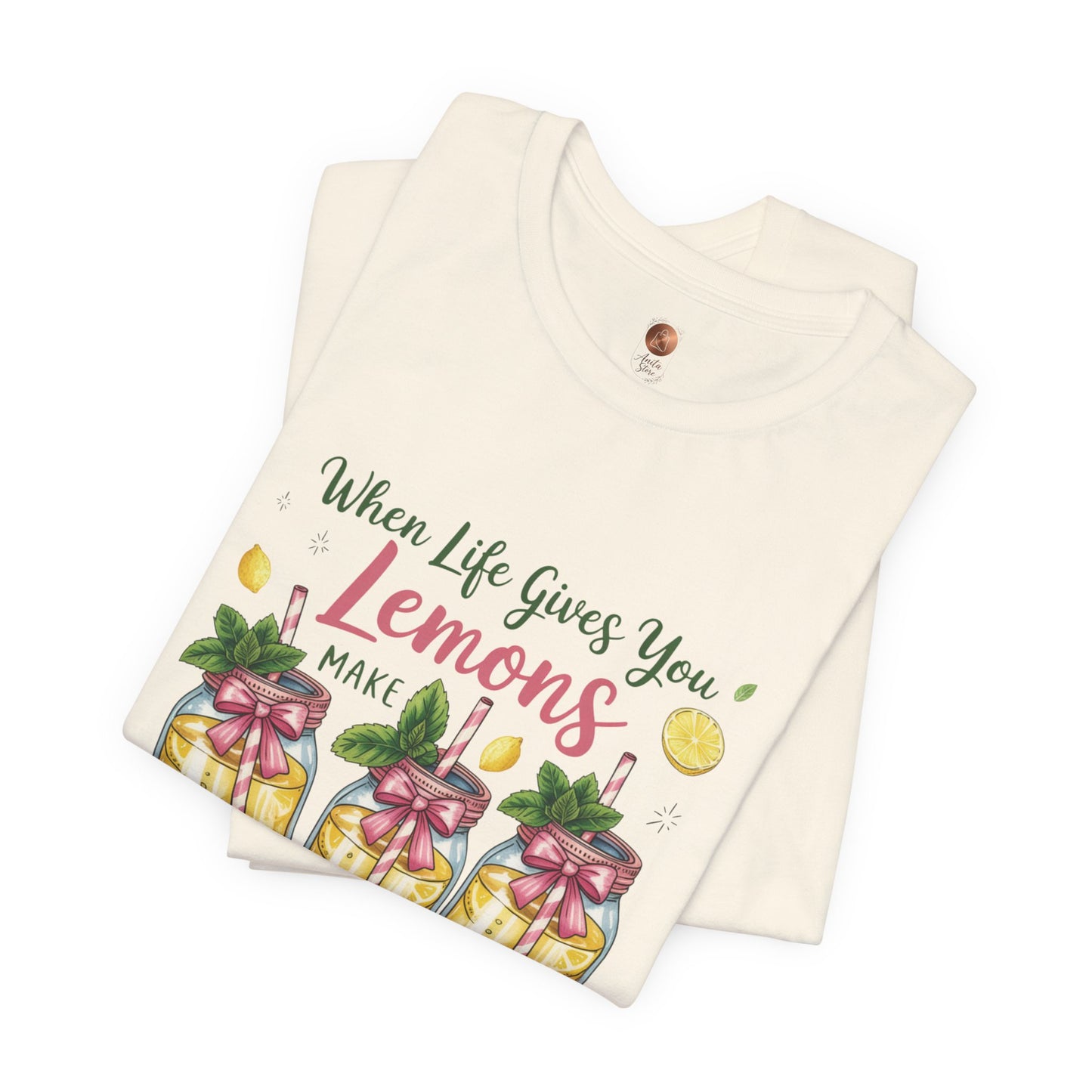 Double Sided Lemonade Coquette Shirt - Amalfi Coast Summer Vibes Tee - Vintage Italian Summer Graphic T-shirt - Botanical Lemonade Soft Cotton Top